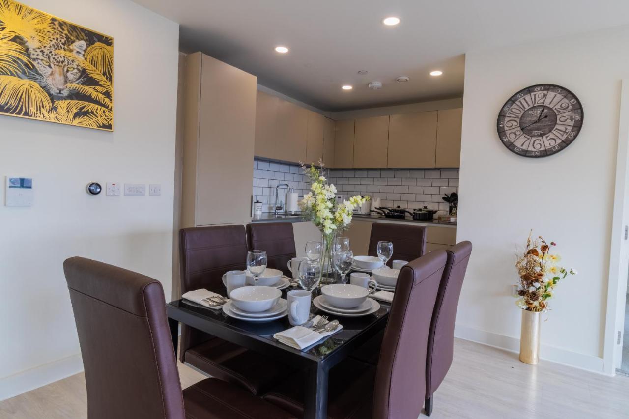 Virexxa Bedford Centre - Executive Suite - 2Bed Flat With Free Parking & Gym Εξωτερικό φωτογραφία
